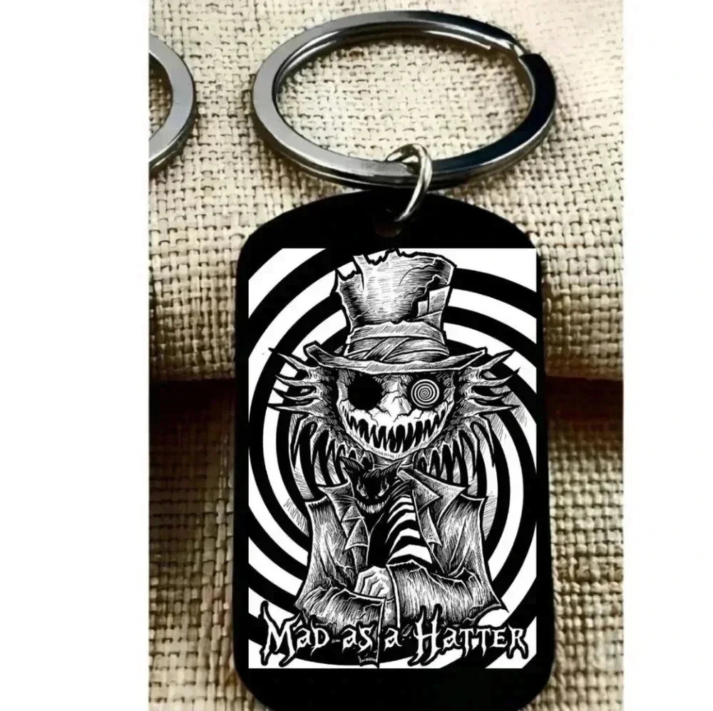 Alive in wonderland Hatter mad hot Keychain